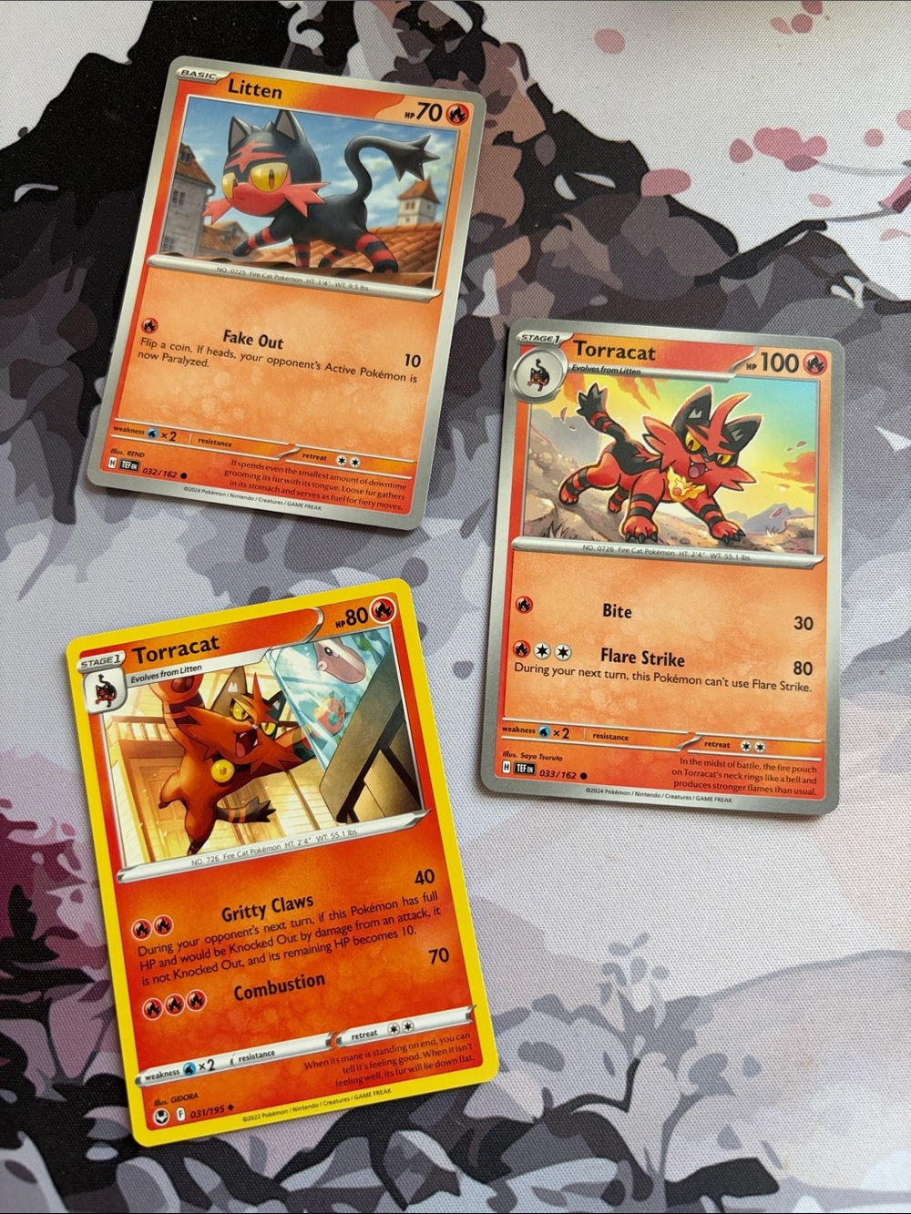 Litten & Torracat Collection Lot | 3 Pokémon Cards | ✨5/$25✨